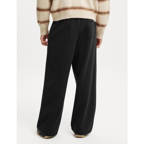 HeSaYep Men's Fleece Baggy Sweatpants Wide Leg Lounge Sweat Pants with Pockets