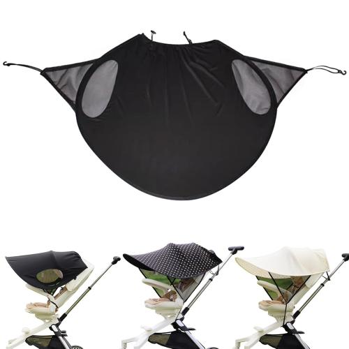 Infant Sun Shade for Stroller Car Seats,Breathable UV Protection Cover Pram Awning Baby Carriages Sun Shade Windshield Summer Stroller Accessories