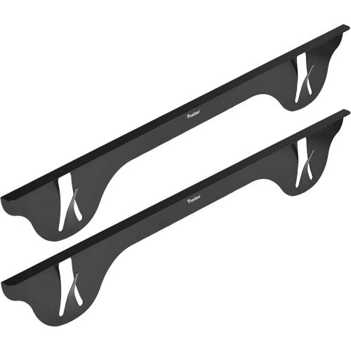 TrueGem Stove Gap Covers - 25.4, Black, Stainless Steel