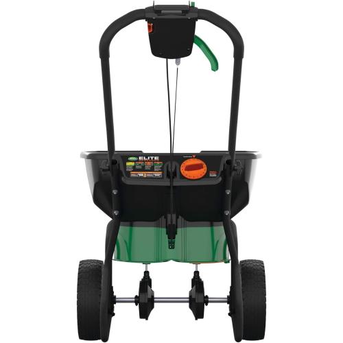 Scotts Elite Spreader for Grass Seed, Weed and Feed, Fertilizer, Salt and Ice Melt, Durable Push Spreader Holds up to 20,000 sq. ft Product