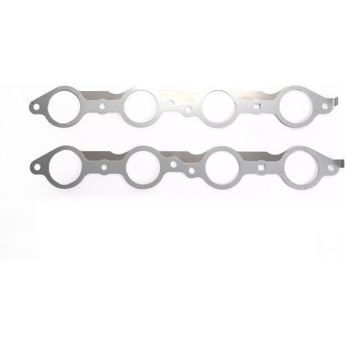 KAX LS MLS Exhaust Manifold Header Gasket Pair with Bolts for Chevy Silverado Sierra Suburban 1500 2500 HD LS1 4.8 5.3 5.7 6.0 6.2L 1997-2018