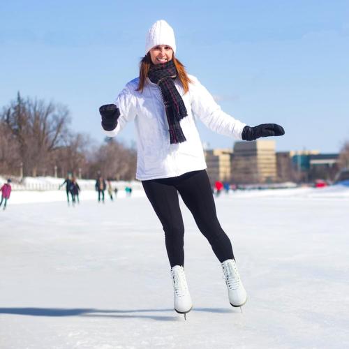 Nattork Figure Skates Excellence Stainless Steel Blades Ice Figure Skating with Enhanced Support Strength Performance and Ultimate Comfort for Youth and Adult