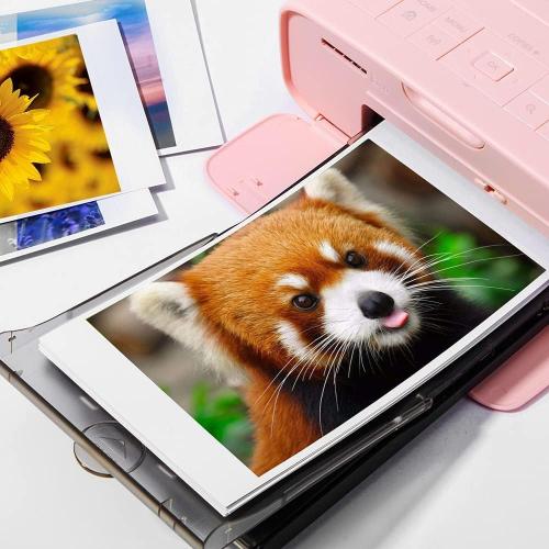 Replace for KP-108IN Canon Selphy Photo Paper & Ink for CP1200 1300 Printer | 3 Color Ink Toners & 108 (4x6) Photo Paper Set, work with CP1500 CP910 CP900 Photo Printer, 100 x 148mm Postcard Size