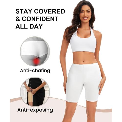Size S....Sunm Boutique Combed Cotton Womens Underwear Boxer Briefs, Anti Chafing Boy Shorts Panties for Women