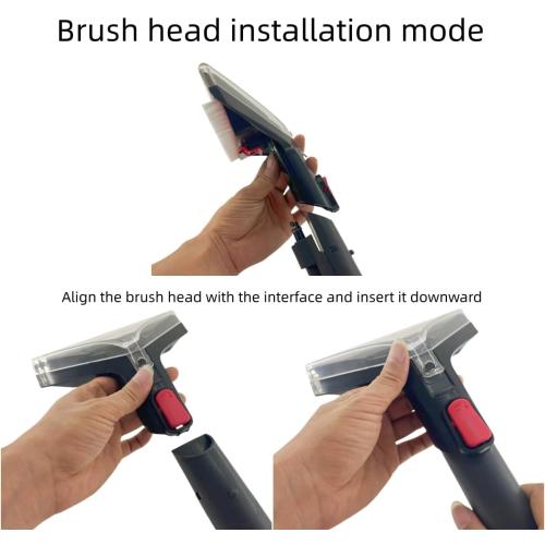 FH14050 Multi Purpose Tools Brush Replacement Parts Compatible with Hoover CleanSlate Portable Machine FH14050 FH15000V FH14052 BH14000V FH14000 FH14010 FH14020 Tough Stain Brush Tool Attachments(1 3)