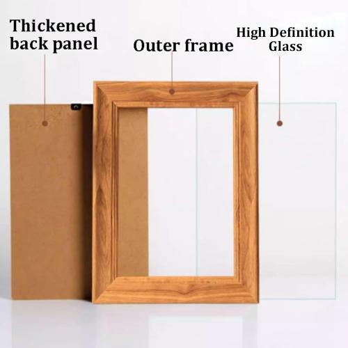 Exquisite Plastic Picture Frames Changeable Photo Frames High Definition Glass Family Poster Frame For Art Wall Or Tabletop Display lightweight
