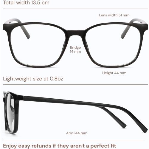 Gaoye Ultralight Blue Light Glasses for Women - Computer Protection Glasses for All Day Comfort - Anti UV Glare & Eyestrain