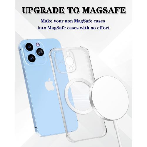 Metal Rings 6PCS,Ultra-Thin(0.4mm)for MagSafe Sticker/Magnetic Adapter/Phone Cases/Wireless charger,Compatible with iPhone 17/Air/16/15/14/13,Galaxy S24/S23/S22/Kindle,For Mag Safe Accessories
