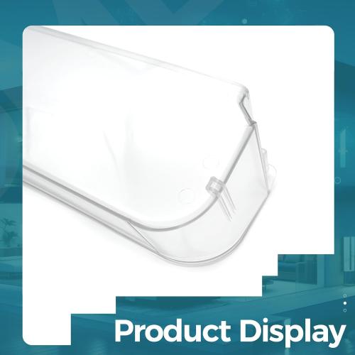 29325760166 RV Refrigerator Door Shelf Kit, for Dometic Refrigerator Freezer Upper Bottom Plastic Door Shelf,Transparent