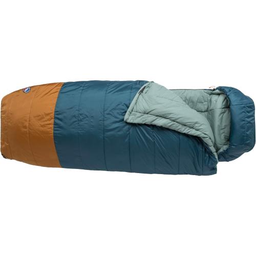 Big Agnes Echo Park Sleeping Bag - Extra Roomy Deluxe Comfort, 0°/25°/35° - Padlok Sleep System for Sleeping Pad Attachment