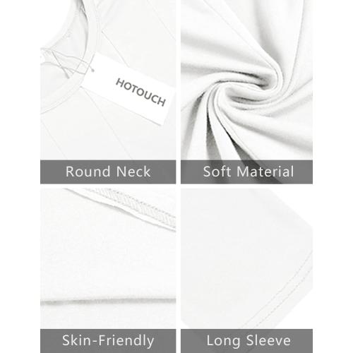 HOTOUCH Women's 3/4 Sleeve A-line and Flare Midi Long Dress size 2x