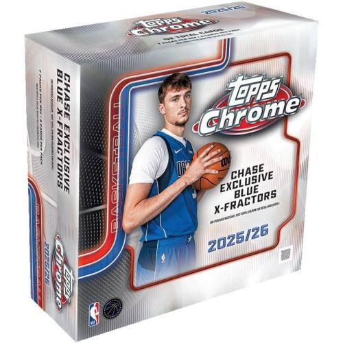 2025-26 Topps Chrome Basketball Mega Box