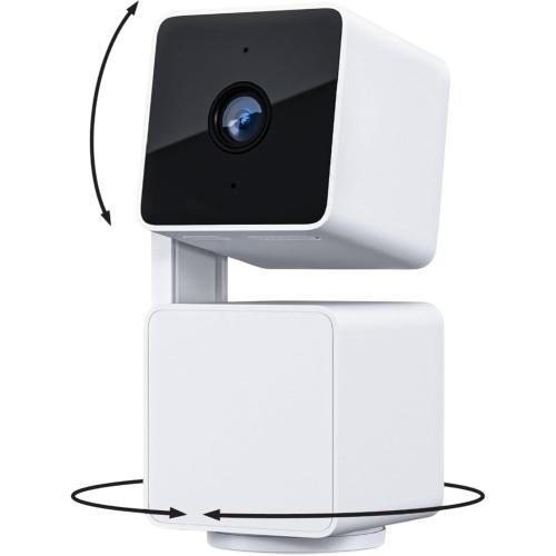 WYZE Cam Pan v3, Indoor/Outdoor IP65-Rated 1080p Pan/Tilt/Zoom Wi-Fi Smart Home Security Camera with Color Night Vision, 2-Way Audio, Compatible with Alexa & Google Assistant, Free Expert Setup