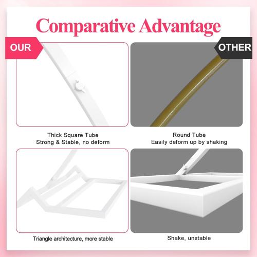 Wokceer Wedding Arch 8.5FT Round Backdrop Stand Metal Circle Balloon Arch Frame Stand for Wedding Ceremony Birthday Party Bridal Shower Anniversary Candy Tables Decoration