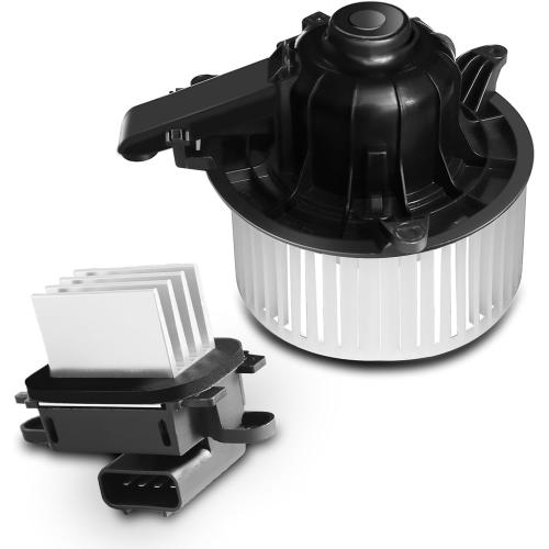 HVAC Heater Blower Motor and Resistor Compatible with Ford Vehicles - F150 2009-2014, 2009-2017 Expedition Front - Replace# 700237 3F2Z18591AA, with ATC