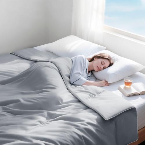 Degrees of Comfort Cooling Comforter King Size, Cooling Blanket for Hot Sleepers, Moisture-Wicking & Breathable, Upgraded Dual-Sided with Coolmax, Q-MAX＞0.4, 108 x 90 Inch, Blue