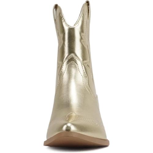 Soda RIGGING ~ Women Western Stitched Pointe Toe Low Heel Ankle Mid Shaft Boots (SIZE 6)