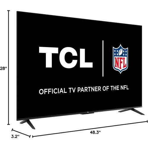 TCL 55 Class 4-Series 4K UHD HDR Smart Roku TV(Wi-Fi, RF, USB, Ethernet, HDMI) - 55S455