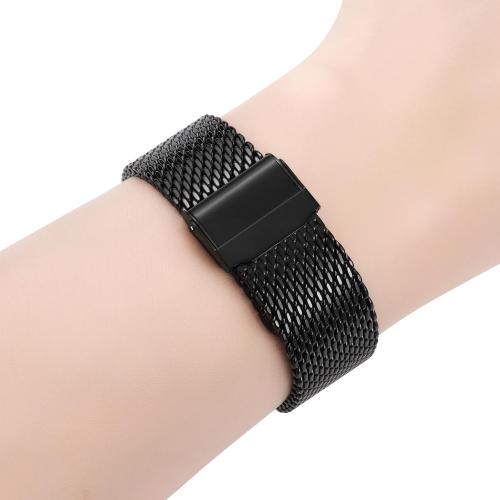 Stainless Steel Thick Mesh Watch Band for Men Women Quick Release Safty Clasp Metal Watch Strap 16mm 18mm 20mm 22mm