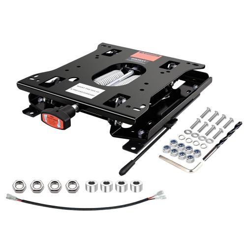 Universal Seat Suspension Kit with Seat Sliding Rail, Low Profile Heavy-Duty for Zero Turn Lawn Mower Tractor, Skid Steer, Forklift, Bulldozer, Compatible with Most Zero Turn Mowers - 1 Year Warranty