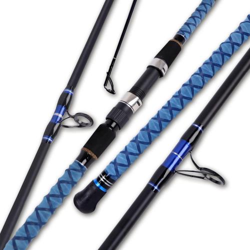 Fiblink Surf Spinning Fishing Rod Carbon Travel Surf Rod 2 Piece/3 Piece/4 Piece Spinning Fishing Rod 9'/10'/11'/12'/15'