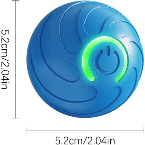 Smart Jumping Ball Toy for Dogs, Duraspin Dog Bouncing Ball, Interactive Bouncing Toys for Puppy Toys （2Pack-Orange & Bule）