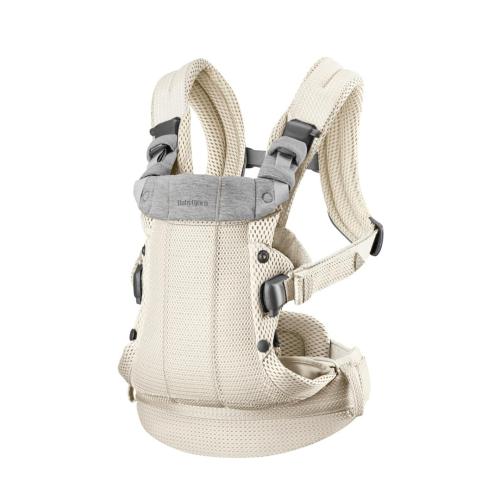 BabyBjörn Baby Carrier Harmony, Cream, 3D Mesh, 3-in-1 Ergonomic Baby Carrier; Newborn, Facing-in, Outward-Facing, and Back Carrying Positions Supported (7-40 lbs), Newborn to Toddler