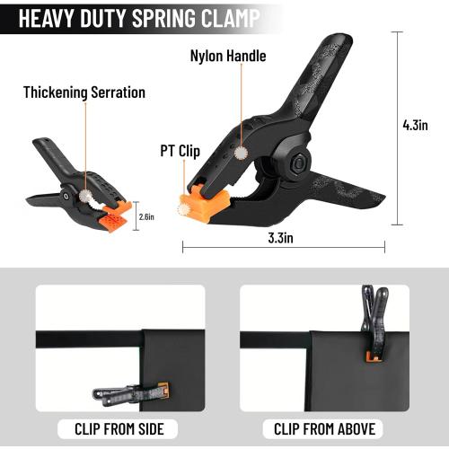 BEIYANG 8.5X10 FT Photo Background Stand with 10X12 FT Black Backdrop Screen, Adjustable Background Holder Support System Kit for Photography Video, Parties Decoration with Carry Bag & Clamps