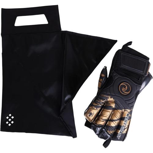 Salt Glove Bag Smell-Proof Durable Odor Containing Bag for Gloves - Large - Water-Resistant and Easy to Clean - Black