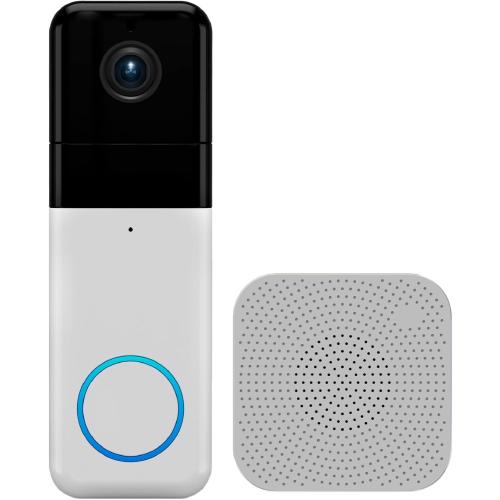 Wyze Wireless Video Doorbell Pro (Chime Included), 1440 HD Video, 1:1 Aspect Ratio: 1:1 Head-to-Toe View, 2-Way Audio, Night Vision