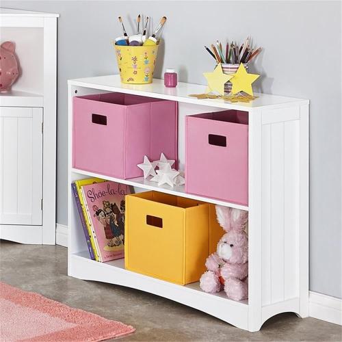 RiverRidge 3 shelves Horizontal Bookcase, White