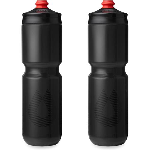 HydraPak Breakaway Surge Lightweight Bike Water Bottle (30oz, Charcoal)