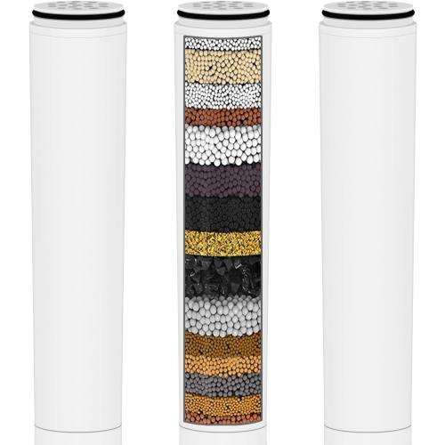 16-stage filter Replacement Filter Compatible With Cobbe Handheld Shower Head - Water Softener Filter Hard Water 3 Pack