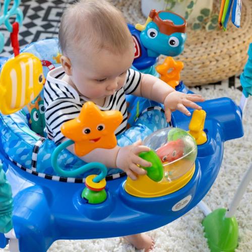 Baby Einstein Neptune's Ocean Discovery Activity Baby Jumper Activity Center, Ages 6 Months  , Max Weight 25 lbs., Unisex