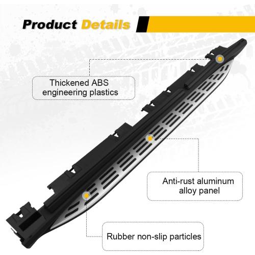 Running Boards Side Steps Fit for 2020-2026 Mercedes Benz GLE W167 GLE350 GLE450 GLE450e GLE580 Nerf Bar Accessories