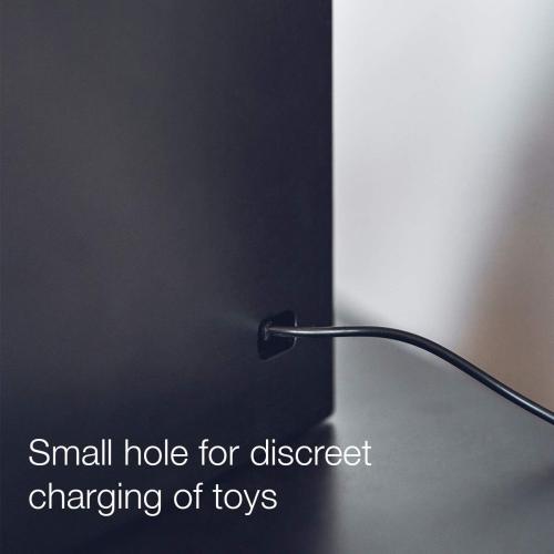 OpenMity Secret Storage Lock Box With Code – Safely Hide Your Precious Items in a Luxurious Large Wooden Storage Box (Black)