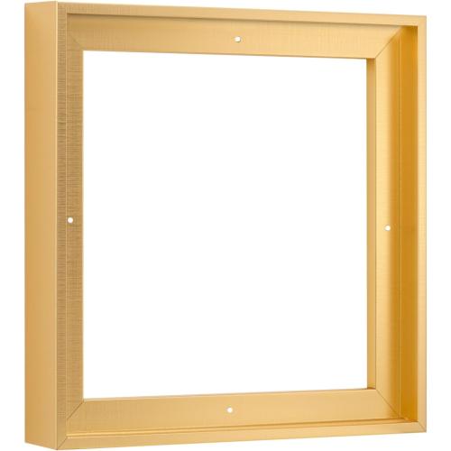 Pixy Canvas Floater Frame 7x7 for 1-1/2 (1.5) inch Deep Canvas Paintings/Canvas Prints/Wood Canvas Panels/Wall Art/Wall Decor/Home Decor/Artwork (Brass Gold, 7 x 7 inch, Square)
