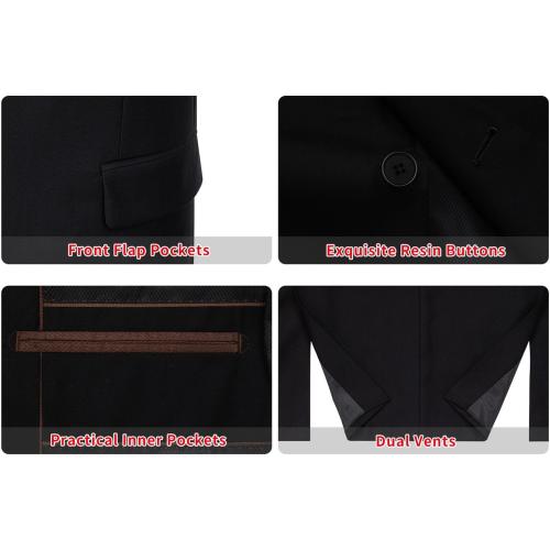 P&L Men's Premium Classic Fit Suit Separates Regular and Big & Tall Dress Pants and Jacket size 50L