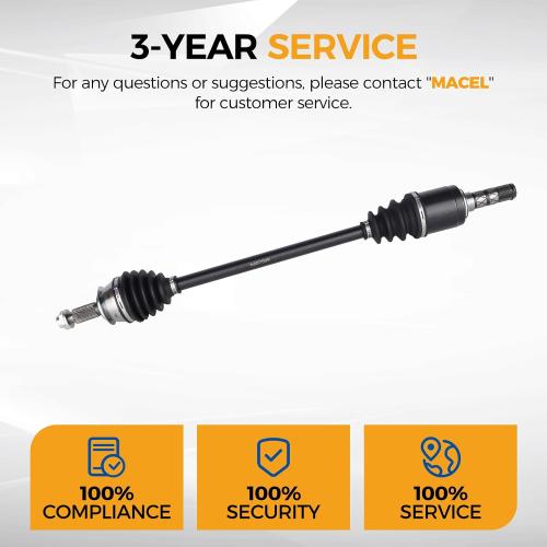 PAROD 2PCS 6607509 CV Axle Assembly Fit for 2014-2014 Subaru Forester, 2010-2014 Legacy, 2010-2014 Outback Front Drive & Passenger