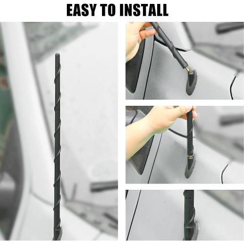 16 Inch Antenna for 1995-2025 Toyota Tundra Tacoma Fj Cruiser, Toyota Accessories, Truck Car Tundra Tacoma Antenna Replacement for AM FM Reception