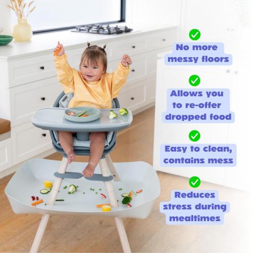 CATCHY - Food Catcher - Compatible with Maxi-COSI Moa 8-in-1 High Chair   12 Other High Chairs - Highchair Sold Separately - Baby & Toddler Food & Mess Catcher - Under High Chair Accessory