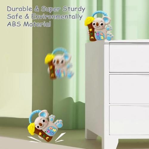 Baby Musical Toys for 1 Year Old Boys and Girls, Light Up Piano Keyboard Music Toys for Toddlers 12-18 Months, Early Learning Educational Infant Toys, 1 Year Old Baby Boy Girl Toys Gifts(Koala)