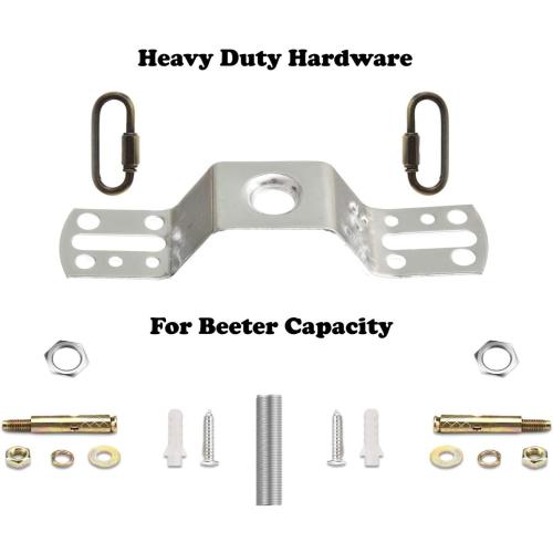 Sangle Soppfy Vingage Canopy Kit and Pendant Light Fixture Chain for Chandelier or Swag Light Fixtures,Maximum Weight of 60 Pounds, 6 feet,Heavy Duty,5 Inches Diameter, Black (Bronze)…