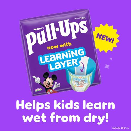 Pull-Ups Boys' Potty Training Pants, Size 4T-5T Training Underwear (38-50 lbs), 66 Count