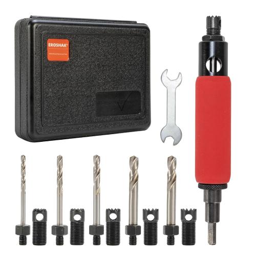Rivet Removal Tool,POP Rivet Drill Remover,Electric Drill Adapter Rivets Puller for 1/8, 5/32, 3/16, 7/32 and 1/4