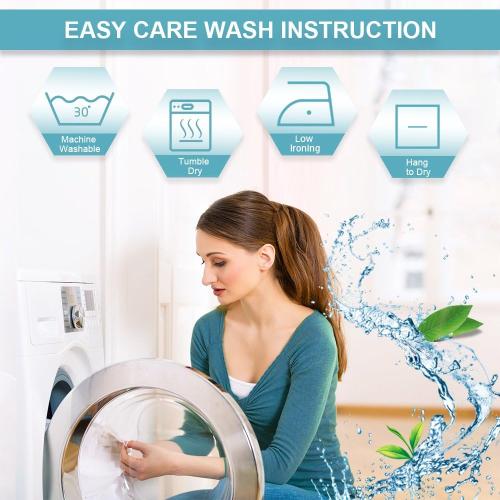 RYB HOME Semi Sheer Curtains Linen Textured Fabric Light and Airy Half Privacy Window Drapes for Bedroom Dining Living Room Office, Linen, 34 inch Wide x 84 inch Long, 2 Panels