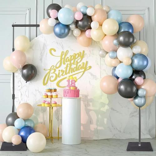 Heavy Backdrop Stand Kit, 10x8 ft(WxH) Adjustable Photographic Background Stand Support System Kit, Suitable for Professional Photography, Wedding, Family Celebration, Party, Birthday