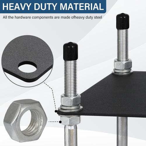 Basketball Hoop Anchor Kit, Universal Fit Ground Anchor Kit, Basketball Mounting Kit for Easy Relocation and Compatible with All Basketball Goals