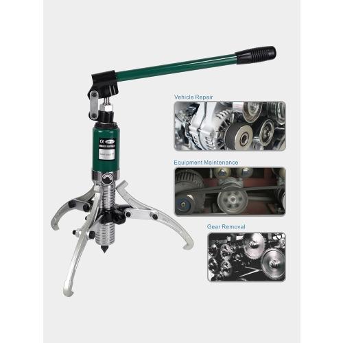 Hydraulic Gear Puller, 5 Ton Max. Capacity Hydraulic Puller, 2 or 3 Jaws Bearing Hub Separator, Hydraulic Puller Separator Tool for Pulling Hubs (8 inch JAW)