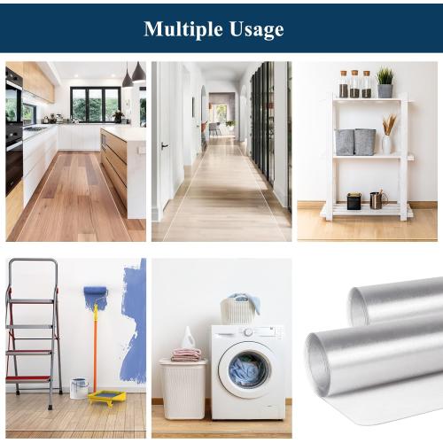 Clear Runner Rug for Hallway, 2'x6' No Slip Waterproof Kitchen Standing Floor Mat for High Traffic, Vinyl Indoor Outdoor Entryway Area Rug for Laundry, Bedroom, Living Room